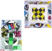 Clown Magic Puzzle 48dlg Geel + Puzzle 3d 24 Dlg Groen