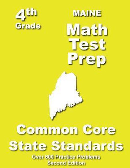 Maine 4th Grade Math Test Prep - cover