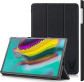 Hoes geschikt voor Samsung Galaxy Tab S5e - Smart Book Case Hoesje - iCall - Zwart