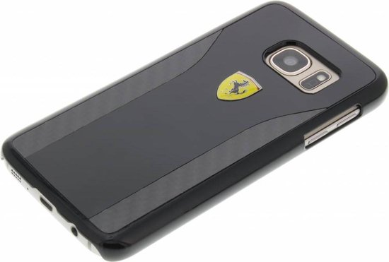 Ferrari Real Carbon Fiber Hard Case Samsung Galaxy S7 van Merkloos — afbeelding 2