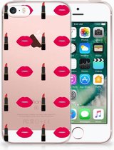 iPhone SE | 5S TPU Hoesje Design Lipstick Kiss