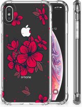 Geschikt voor iPhoneX | Xs Hoesje Design Blossom Red