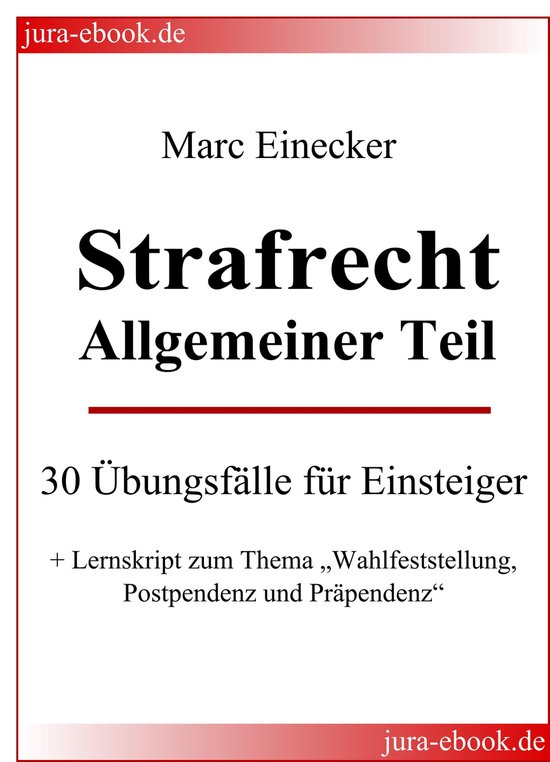 Strafrecht Allgemeiner Teil - cover