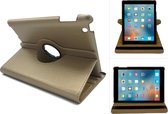 Hoes geschikt voor Apple iPad 2 / 3 / 4 - Book Case 360 Graden Draaibaar - Goud Leer Cover Rotatie