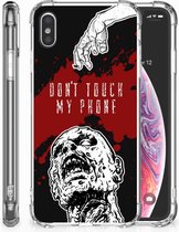 Geschikt voor iPhone Xs Max TPU-siliconen Hoesje Design Zombie Blood