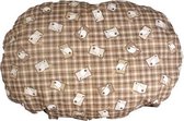 Dog cushion, oval jetset, 110cm 110x60x15cm