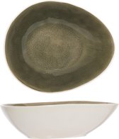 Cosy&Trendy Spirit Olive Schaal - Ovaal - 17 cm x 20.5 cm - Set-6
