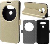 LG G5 Hoesje Goud met Ronde Venster, H850