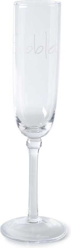 Riviera maison - Bubble Champagne Glass - Champagneglas - Transparant -  Glas | bol.com