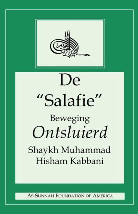 De  Salafie  Beweging Ontsluierd - cover