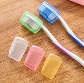 Capuchon de brosse à dents - Protecteur de brosse à dents - 5 pièces - protection de brosse - boîte de rangement - étui - protecteur - capuchon en plastique