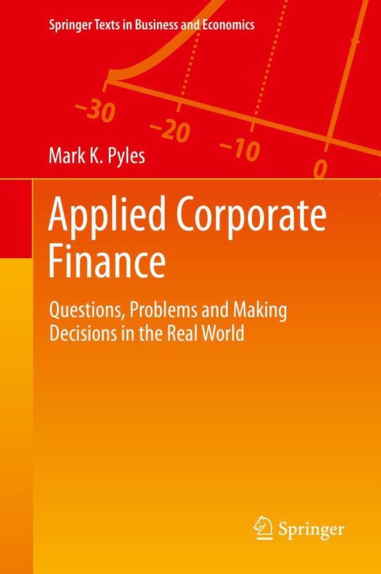 Springer Texts in Business and Economics - Applied Corporate ... - cover