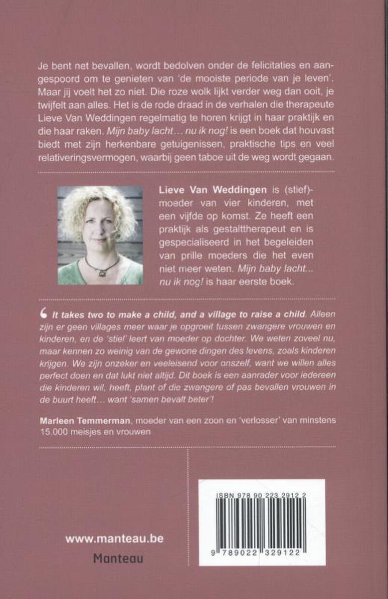 Mijn baby lacht,nu ik nog - back cover