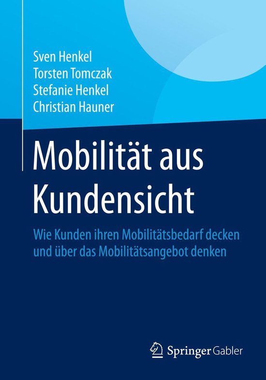 Mobilität aus Kundensicht - cover