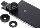 Zwarte 3 in 1 HD Clip Lens