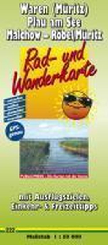 Rad- und Wanderkarte Waren (Müritz) - Plau am See - Malchow ... - cover