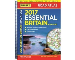Philip's Essential Road Atlas Britain and Ireland 2017