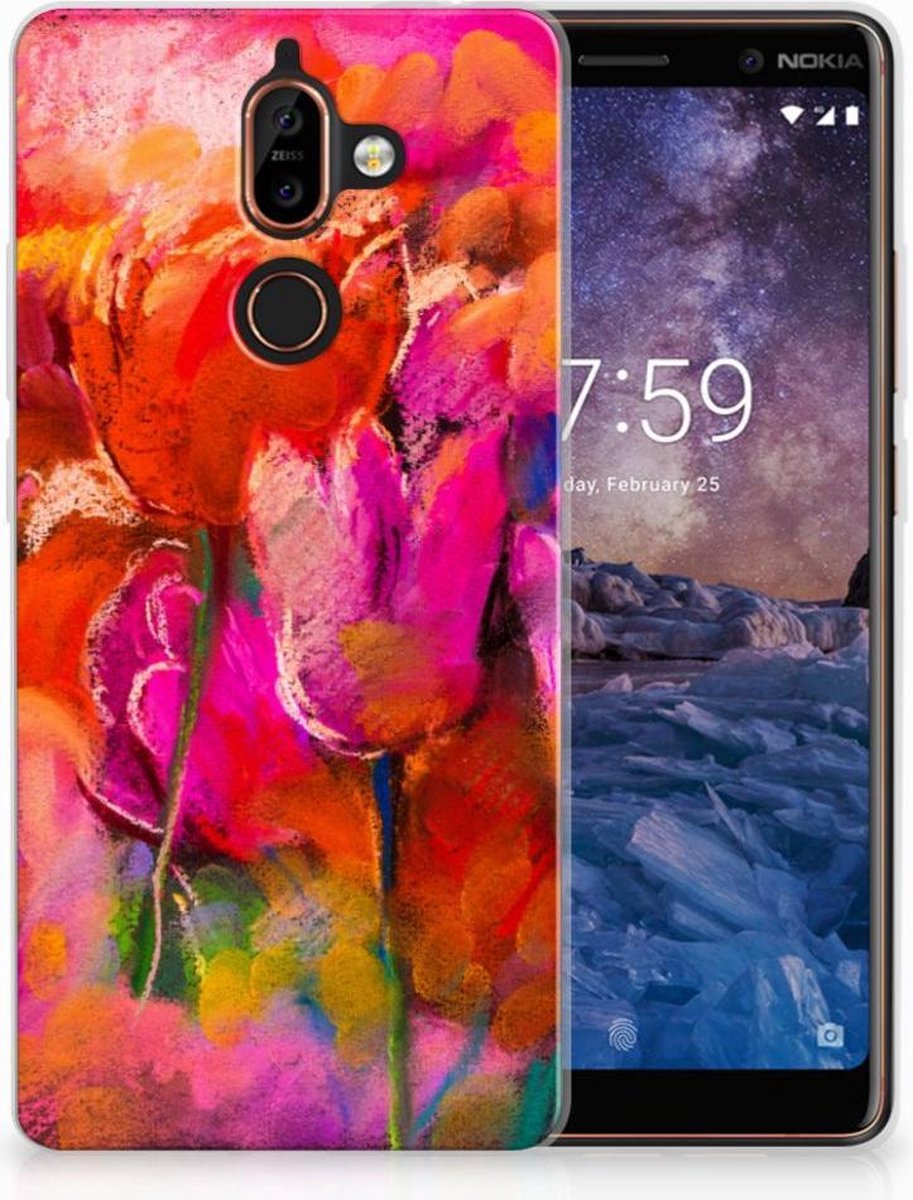 Hoesje maken Nokia 7 Plus Tulips
