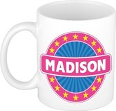 Madison naam koffie mok / beker 300 ml  - namen mokken