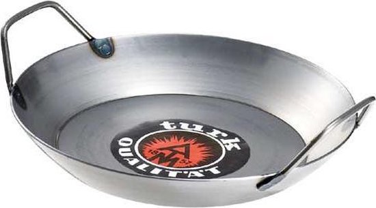 Albert Turk, ijzeren wok, braad-, grill-, serveerpan, multifunctionele pan,  inductie,... | bol.com