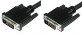 Techly 10m DVI-D DVI kabel Zwart