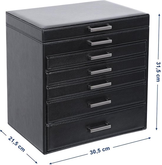 Sieradenbox Met Spiegel - XXL