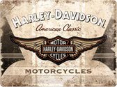 Wandbord - Harley-Davidson logo relief - 30x40 cm