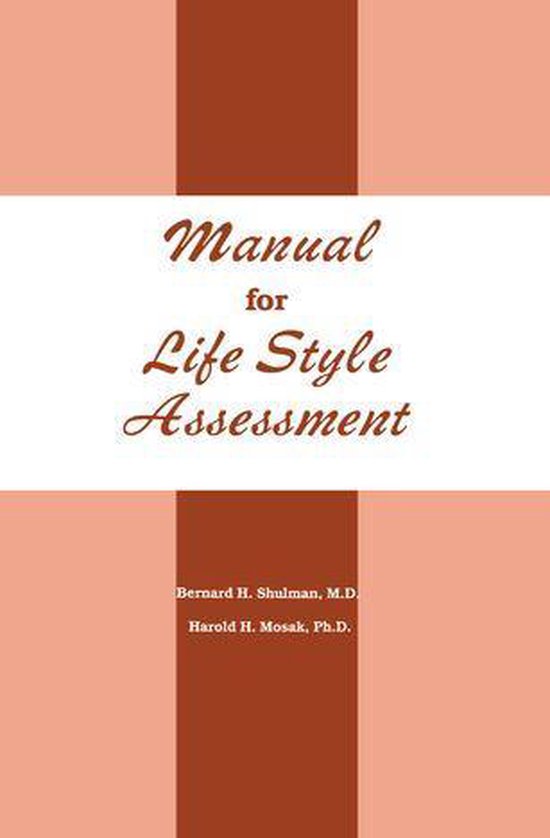Manual For Life Style Assessment - cover