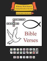 Whimsy Word Search Coloring Book, Bible Verses, Calendar, Pictograms