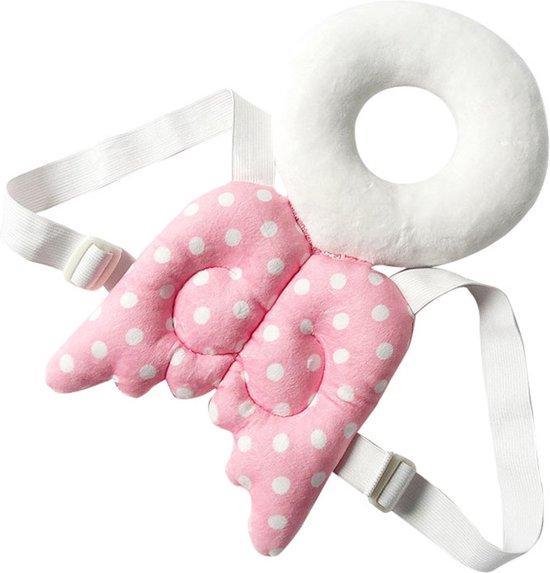 Rugzak voor Hoofdbescherming voor baby's, Verklein de Impact Pas de Maat aan Huidvriendelijk Rugkussen voor Peuters Om Te Leren Zitten (Schildpad