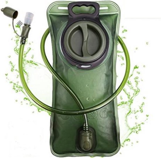 Waterzak 2 liter dubbele wand makkelijk schoon te maken grote opening dikke...
