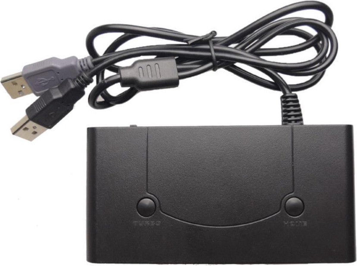 Bol Com Gamecube Usb Controller Adapter V2 Voor Wii U Nintendo Switch Pc Met Turbo En Home
