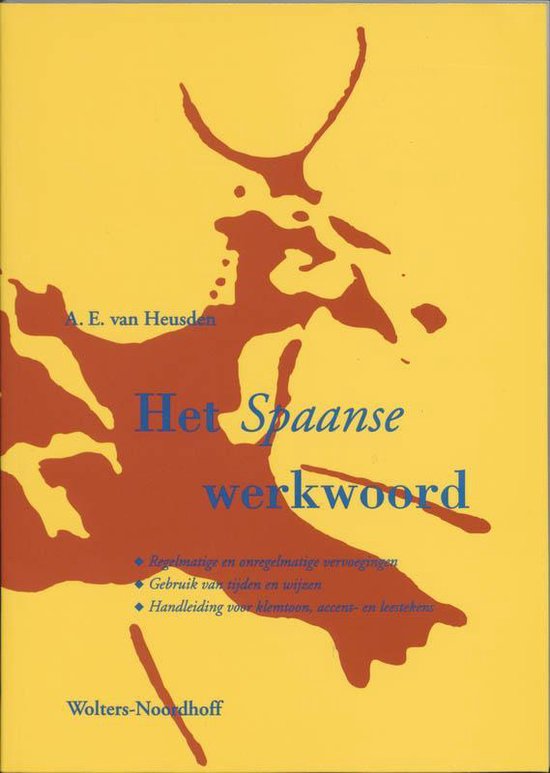 Cover van het boek 'Het Spaanse werkwoord / druk 1' van A.E. van Heusden