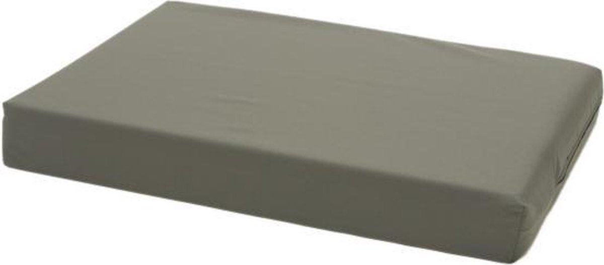 Losse hoes matras/orthopedisch hondenbed all weather smoke maat 100x75x10 cm