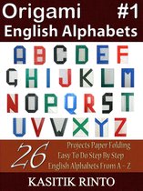 Origami English Alphabets: Paper Folding English Alphabets Capital Letters Style 1