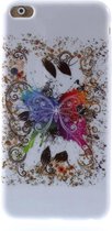 TPU Softcase iPhone 6(s) plus - Vlinder Krullen