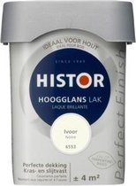 Histor Perfect Finish Lak Hoogglans 0,25 liter - Ivoor