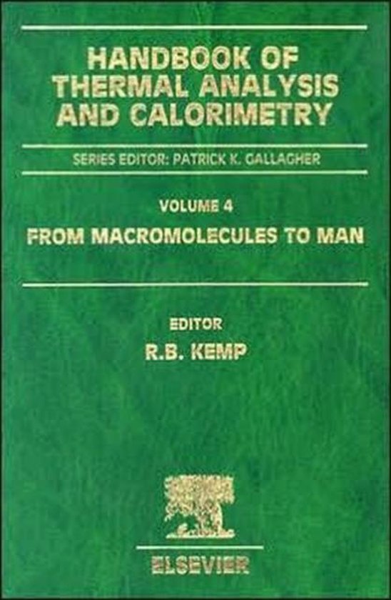 Handbook of Thermal Analysis and Calorimetry 9780444820884 Richard