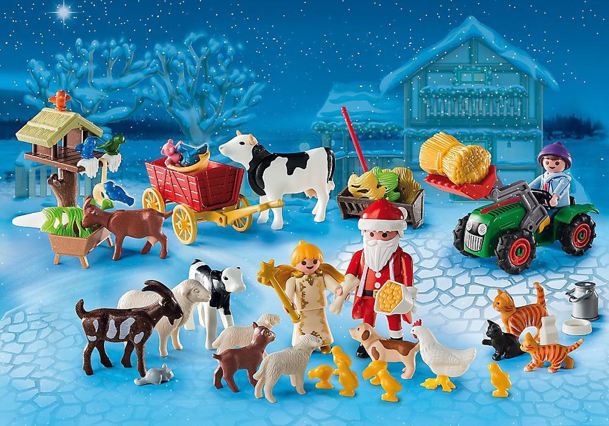 "PLAYMOBIL Adventskalender ""Kerst op de boerderij"" 6624"