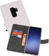 Booktype Telefoonhoesjes - Bookcase Hoesje - Wallet Case -  Geschikt voor Samsung Galaxy S9 Plus - Wit