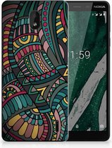 Nokia 1 Plus TPU Hoesje Design Aztec