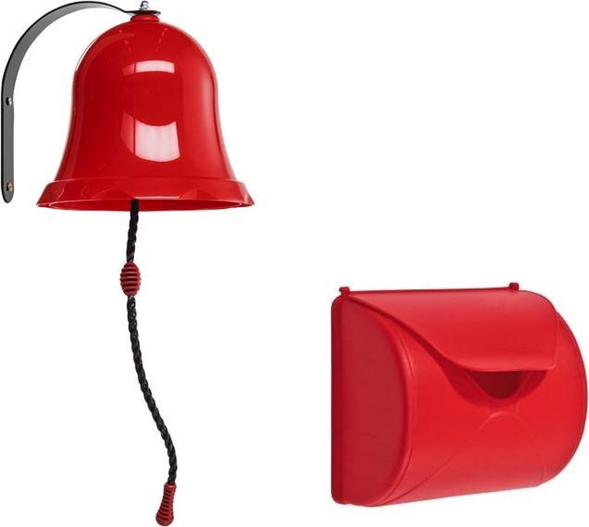 Pakket rood 3, met bel en brievenbus | bol.com