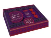 Sensuele massage (Boek-cadeaupakket) + olie, hartjes