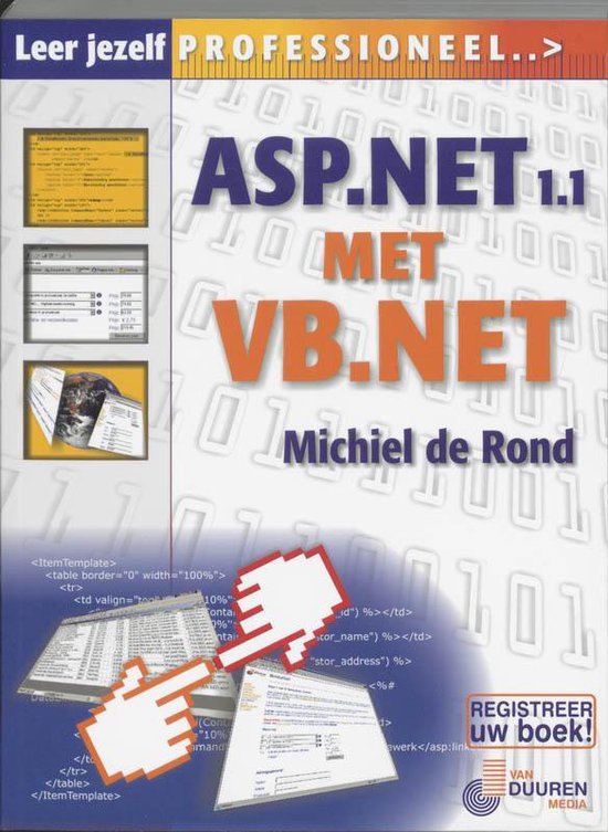 Cover van het boek 'ASP.Net 1.1 met VB.NET' van M. de Rond