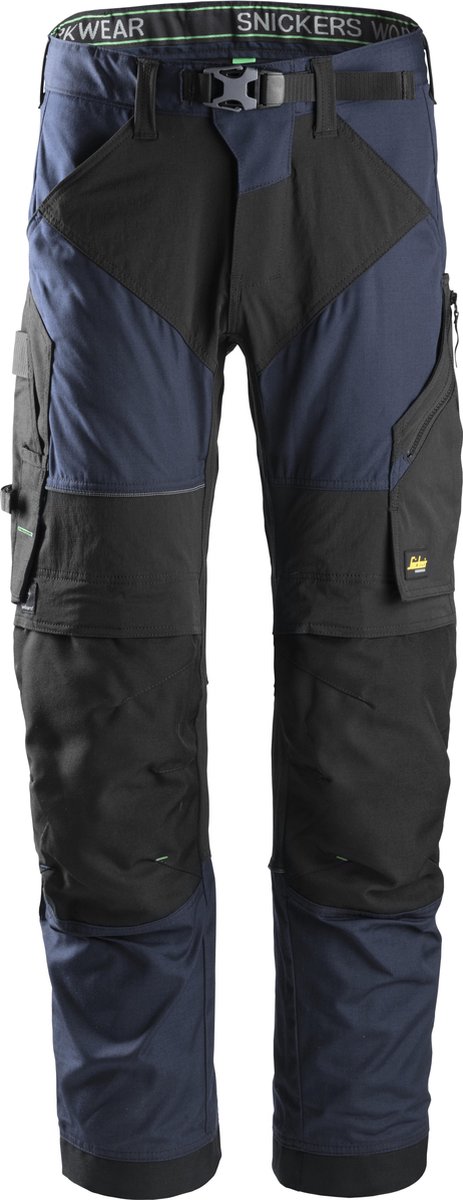 Snickers FlexiWork Werkbroek Stretch+ 6903 - Mannen - Navy/Zwart - 54
