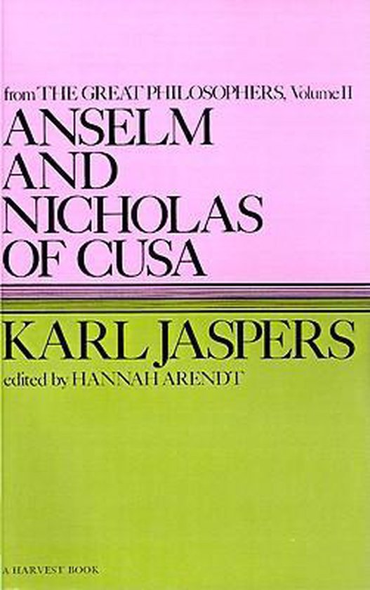 Anselm and Nicholas of Cusa