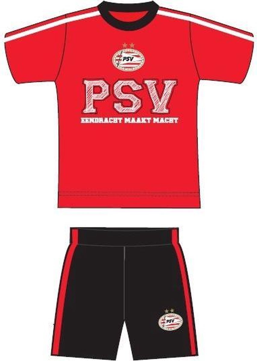 Shortama PSV rood-wit maat 164 | bol.com