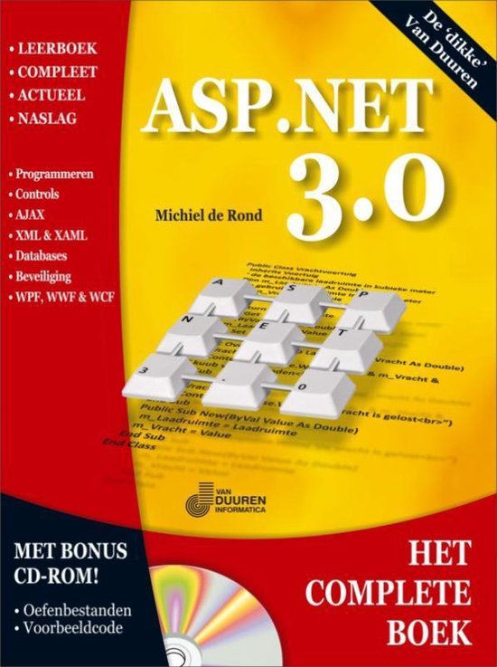 Cover van het boek 'Het Complete Boek ASP 3.0 + CD-ROM' van M. de Rond
