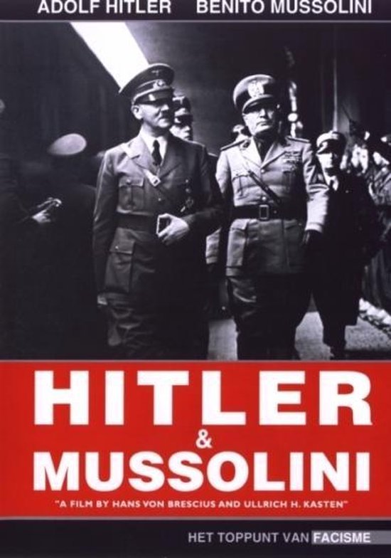 Cover van de film 'Hitler And Mussolini'