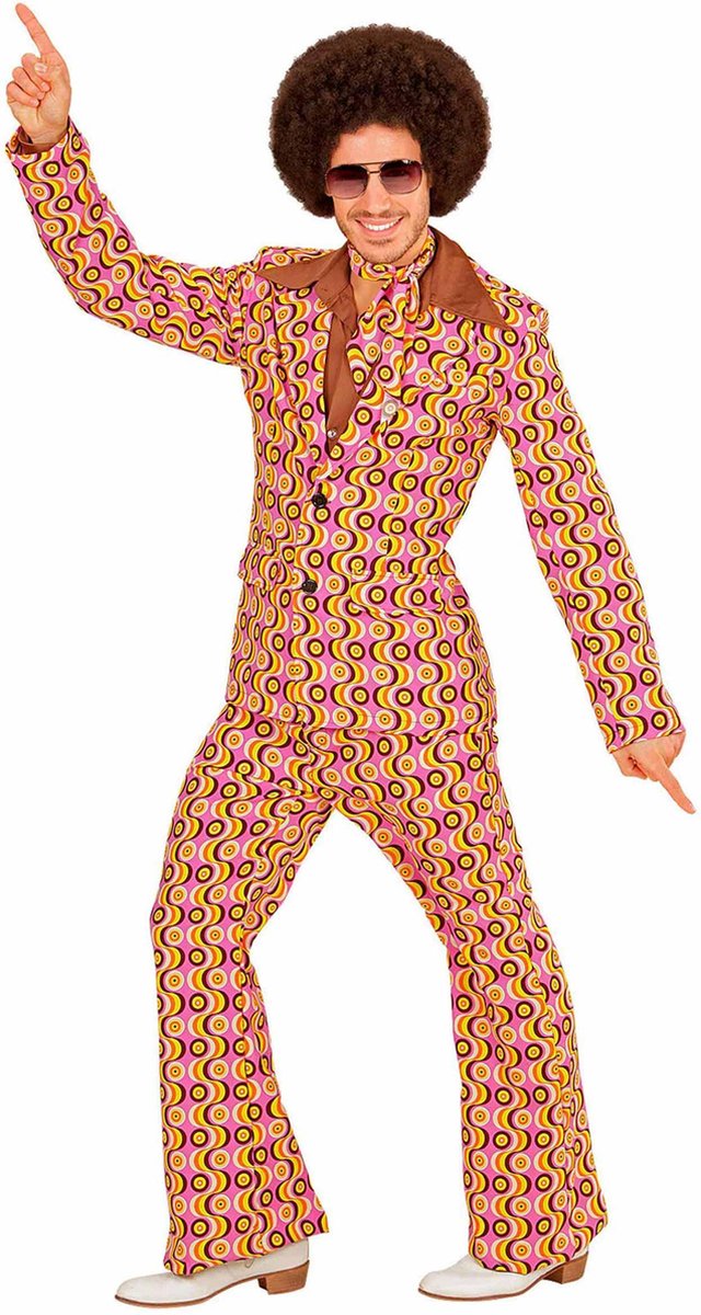 Costume disco Seventies pour homme - Déguisement - Grand